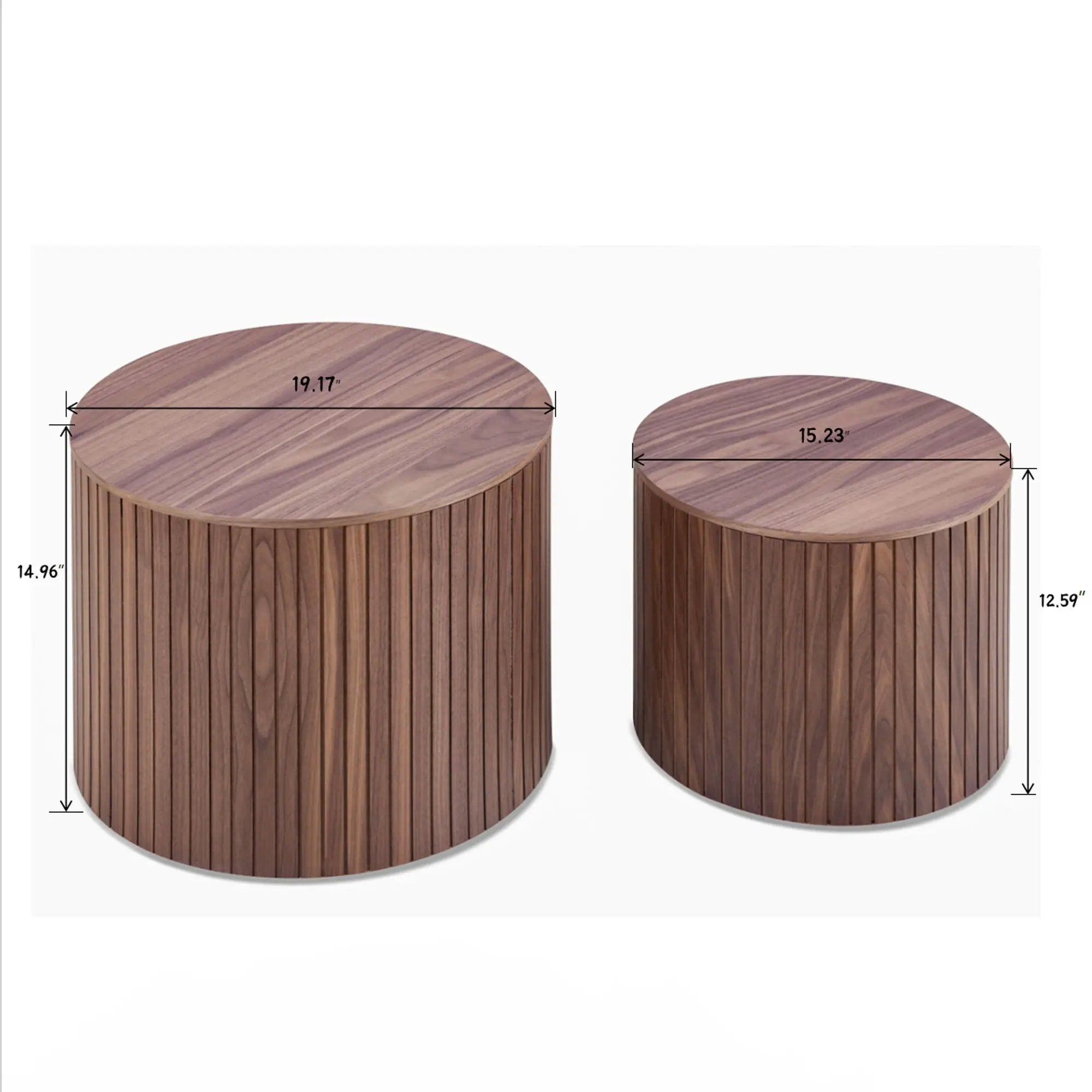 Handcrafted Nested Table Set, 2 Pieces by Unique Piece Furniture
