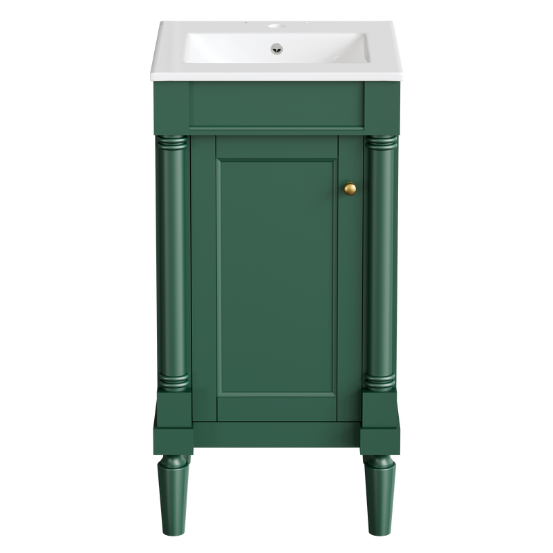 18" French Style Bathroom Cabinet with Storage by HouseOfZazla