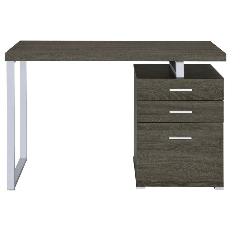 Brennan 47-inch 3-drawer Office Computer Desk Weathered Grey by Unique Piece Furniture