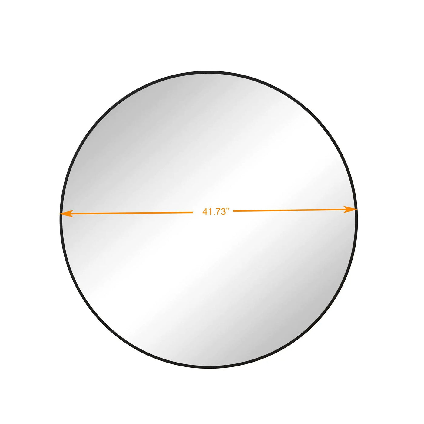 Wall Circular Mirror Metal Framed Mirror Round Vanity Mirror Dressing Mirror, For Bathroom, Living Room, Bedroom Wall Decor by Unique Piece Furniture