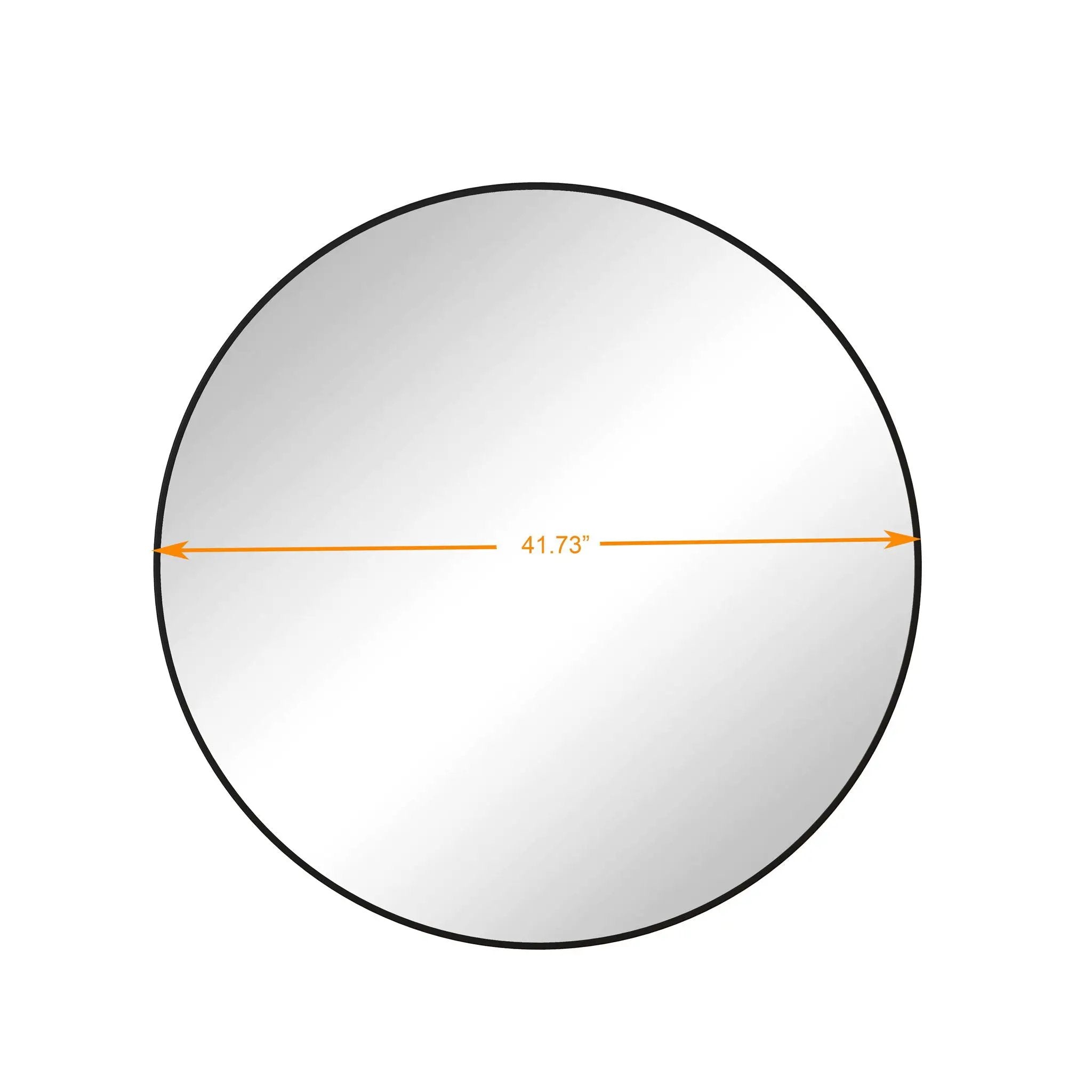 Wall Circular Mirror Metal Framed Mirror Round Vanity Mirror Dressing Mirror, For Bathroom, Living Room, Bedroom Wall Decor by Unique Piece Furniture
