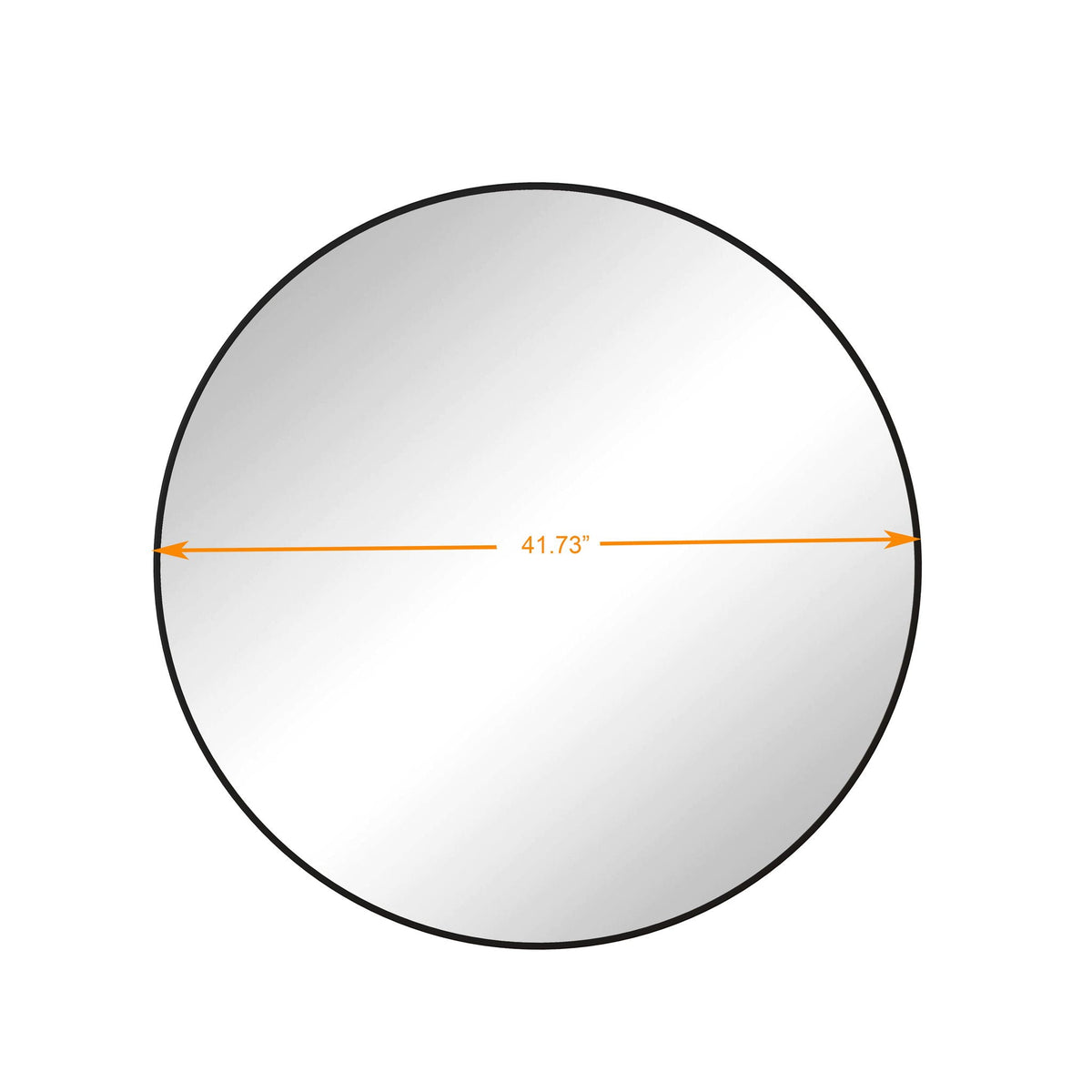 Metal Framed Circular Wall Mirror with Modern Design - Black or Gold, photo 33 of 40
