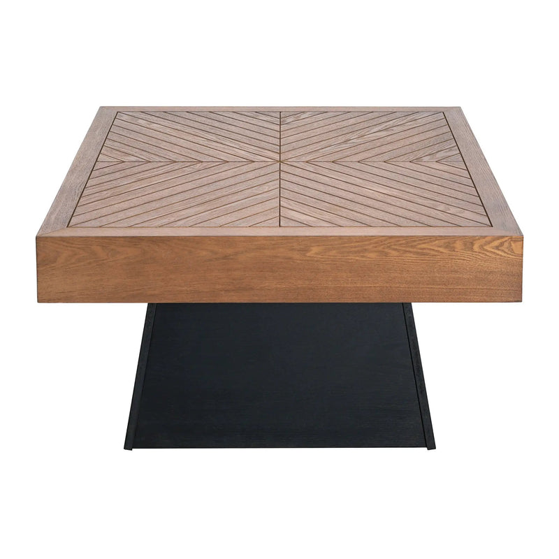 Modern Square Coffee Table for Living Room, 31.5 Inch by HouseOfZazla