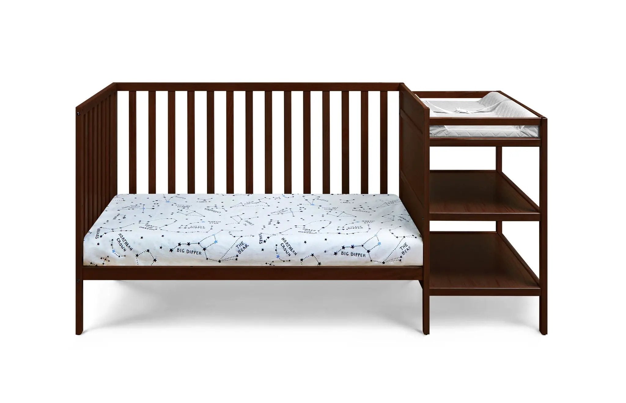 Palmer - 3-in-1 Convertible Crib / Changer Combo by HouseOfZazla