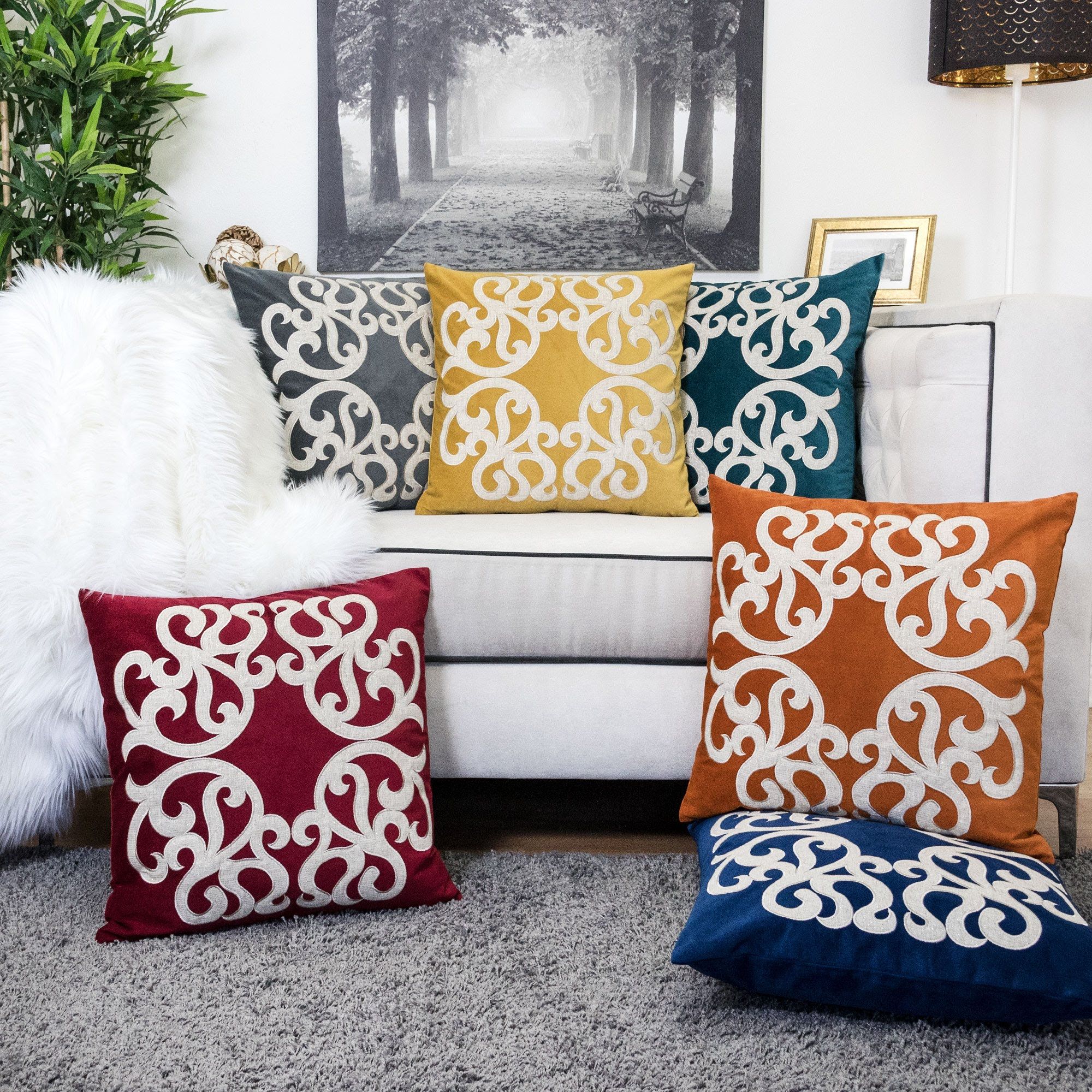 Dora - Pillow Cover With Matching Back by HouseOfZazla