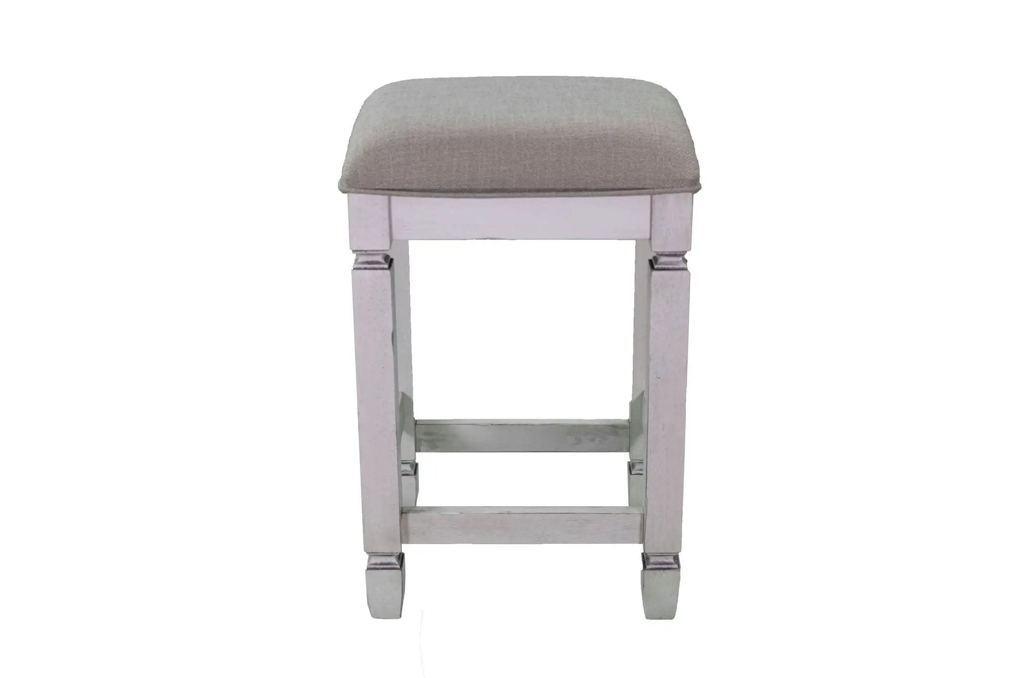 Console Table With 4 Stools - Antique White by HouseOfZazla