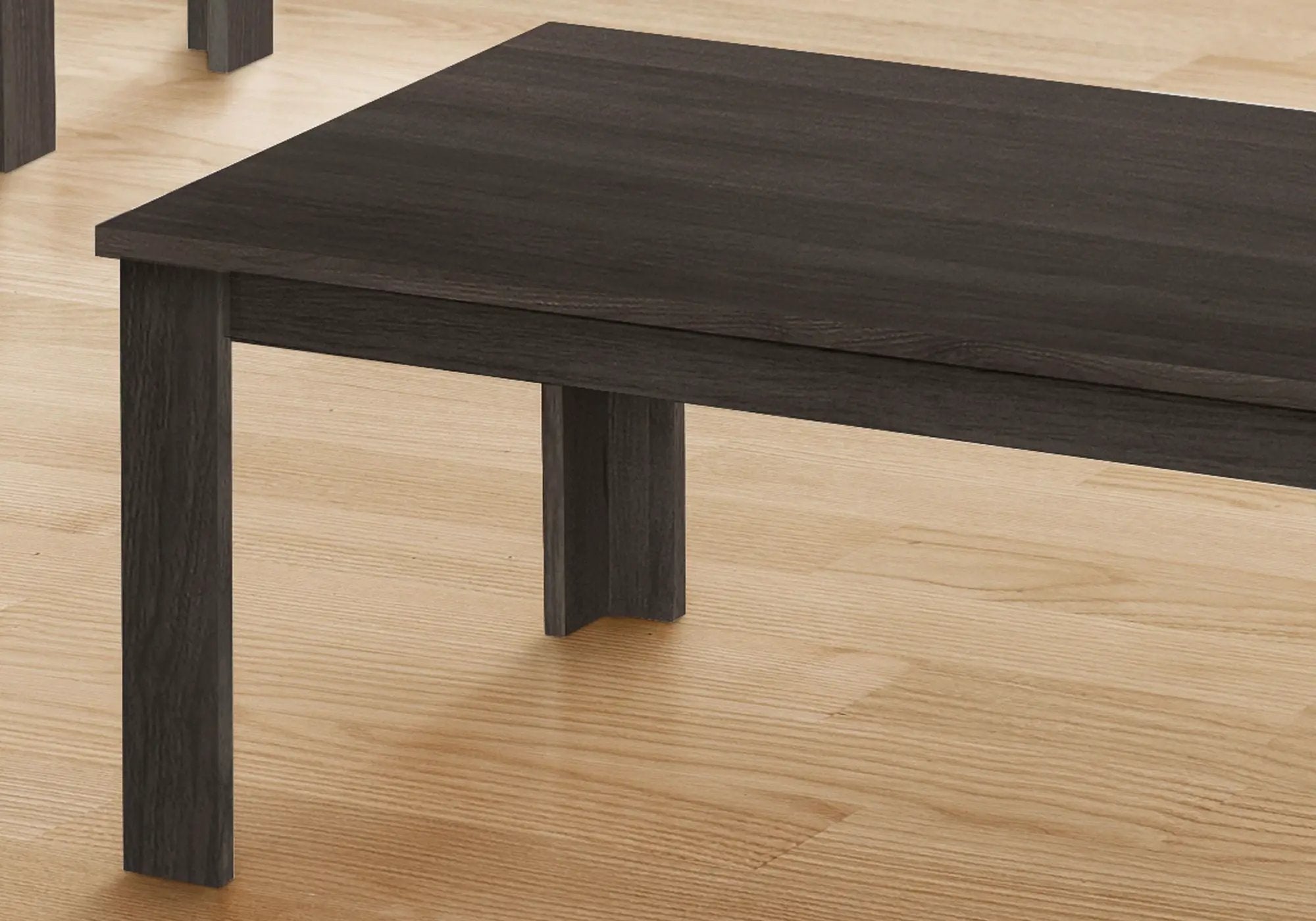Table Set, Coffee, End, Side, Accent For Living Room, Transitional (Set of 3) - Oak by HouseOfZazla