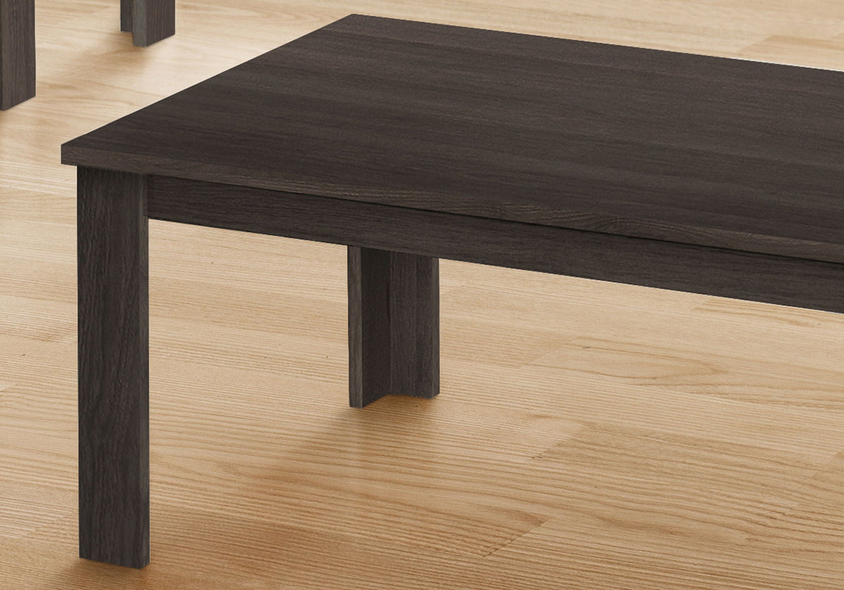 Oak Table Set with Modern Transitional Design - Set of 3, photo 3 of 4