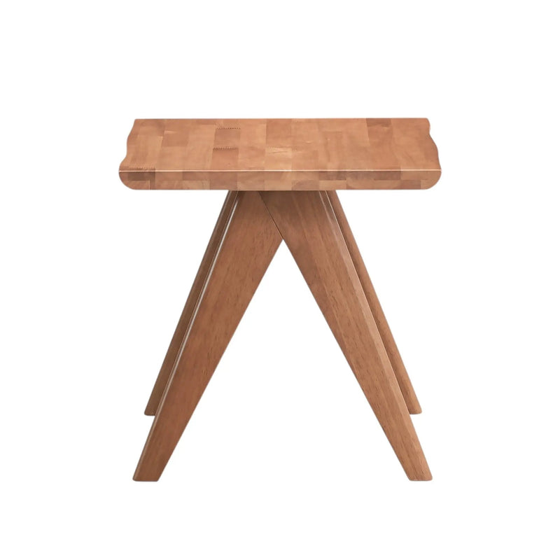 3 Piece Accent Chair Set And Matching End Table For Living Room - Natural by HouseOfZazla