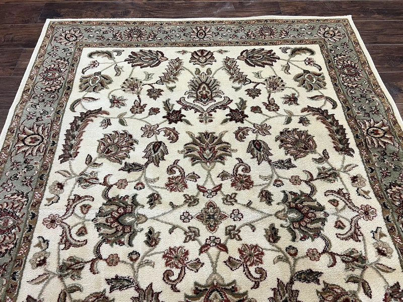 Floral Oriental Rug 5x7, Turkish Power Loomed Carpet, Traditional Design by Jewel Rugs