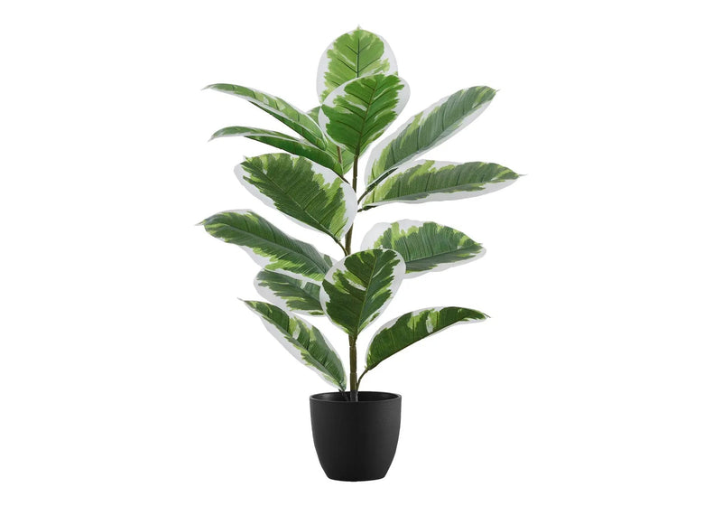 27" Tall Real Touch Artificial Rubber Plant by HouseOfZazla