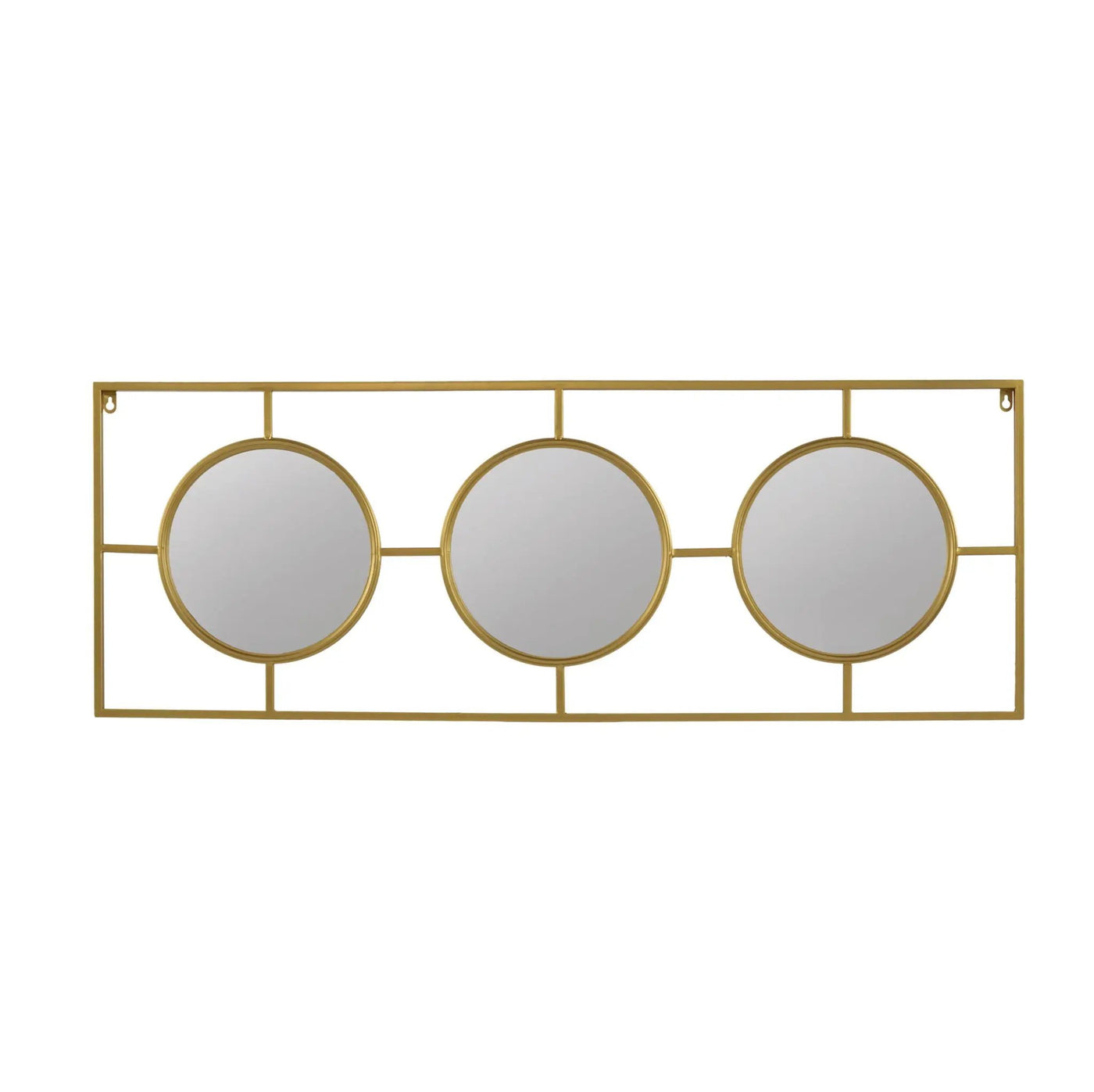 3 Mirror Piece Wall Mirror InRectangular Frame, Home Wall Decor For Bedroom Living Room by Unique Piece Furniture