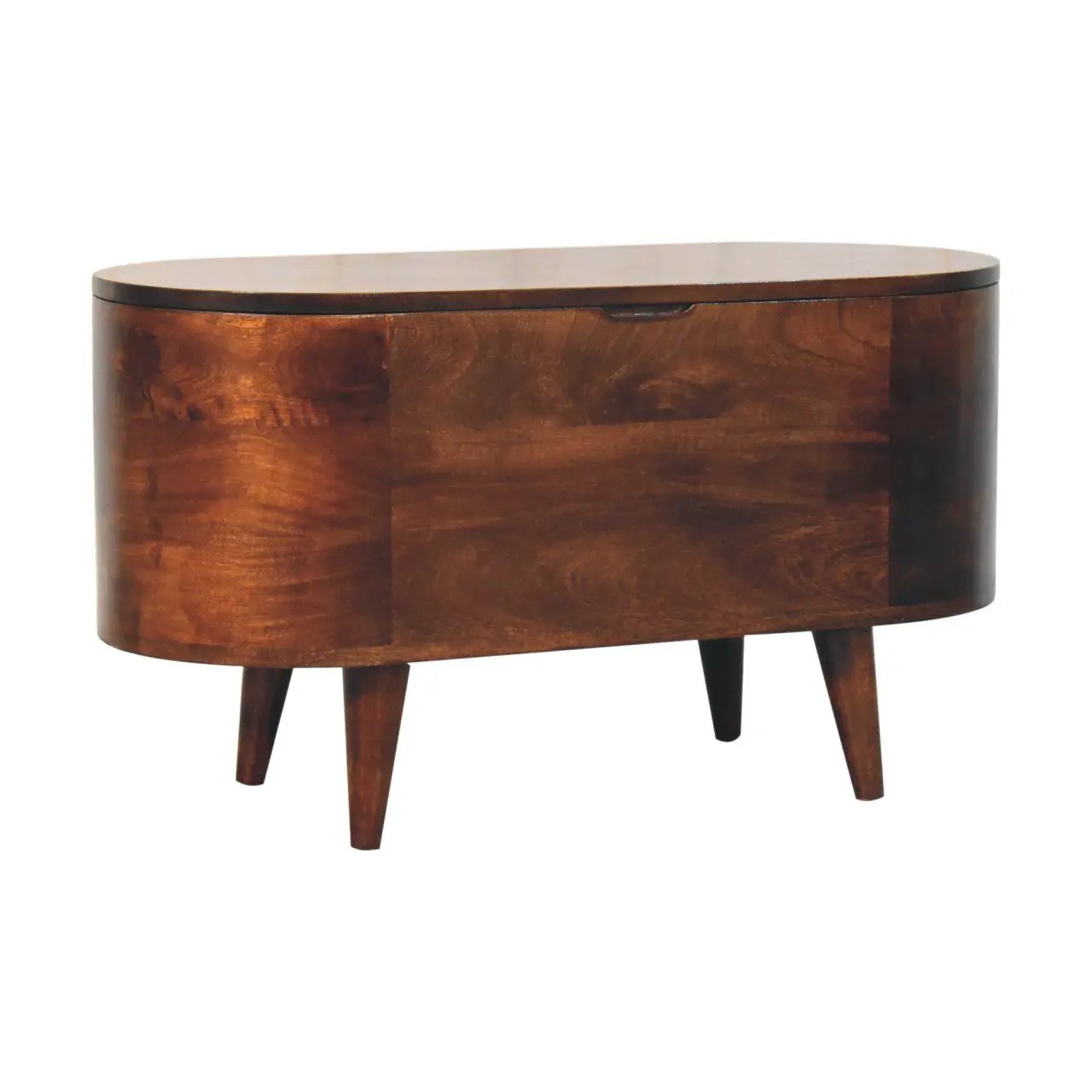 Rounded Lid Up Blanket Box by Unique Piece Furniture