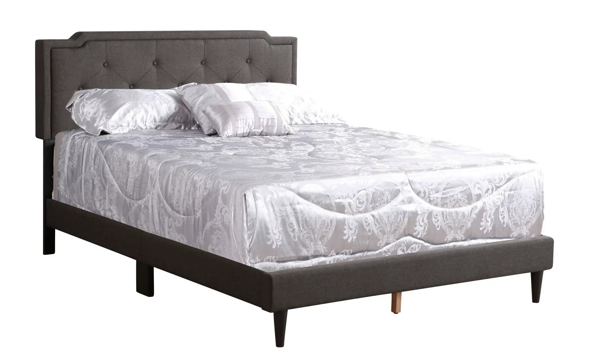 Button Tufted Bed Charming For Cozy Spaces by Unique Piece Furniture
