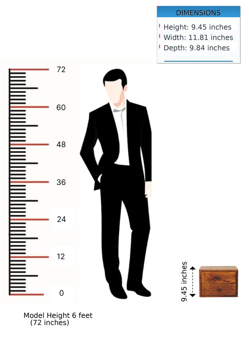 Solis - 1 Drawer Wall Mounted Nightstand by HouseOfZazla