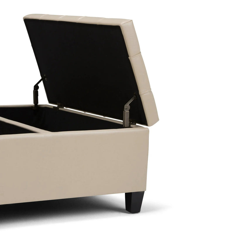 Harrison - Upholstered Coffee Table Storage Ottoman by HouseOfZazla
