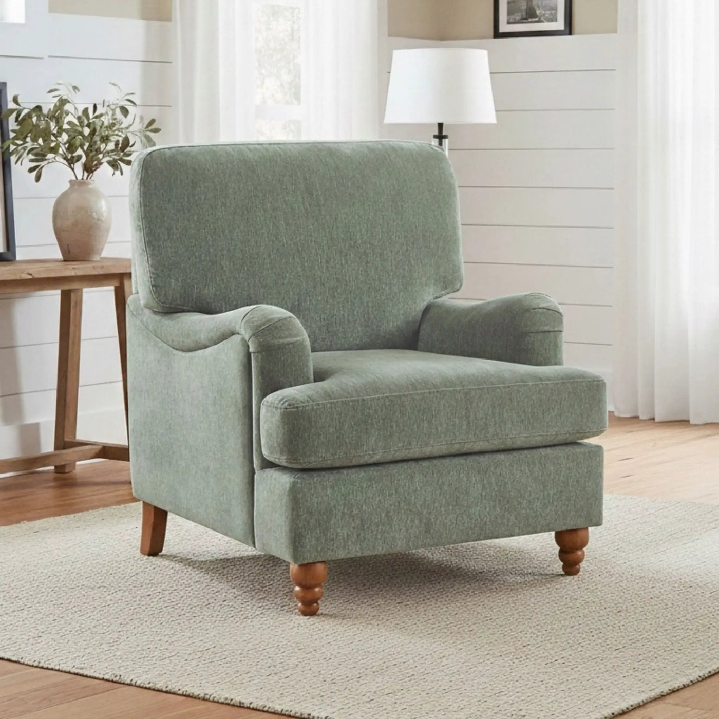 Candor - Arm Chair With English Roll Arms by HouseOfZazla