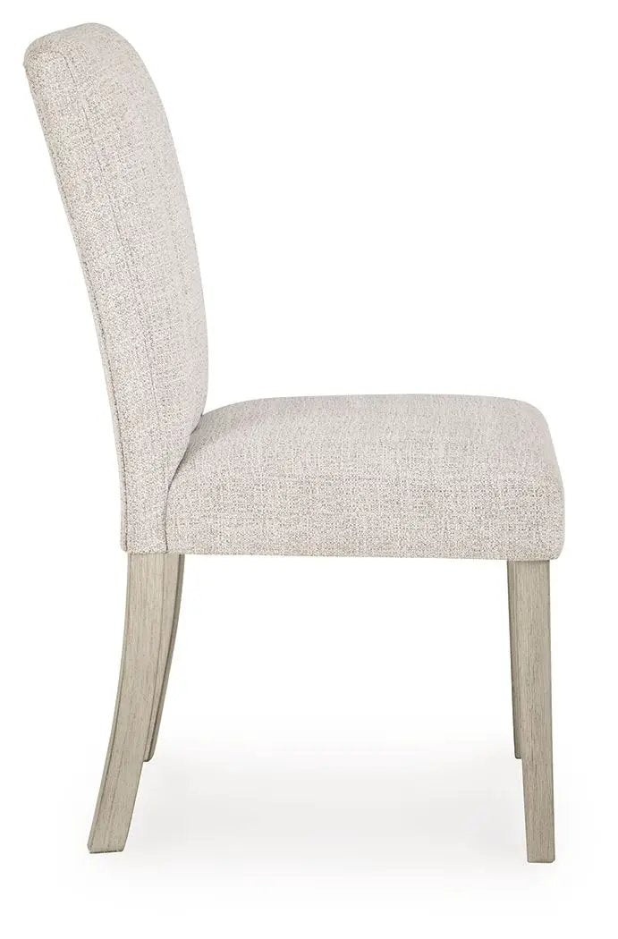 Larawyn - Dining Upholstered Side Chair (Set of 2) - Bisque by Unique Piece Furniture