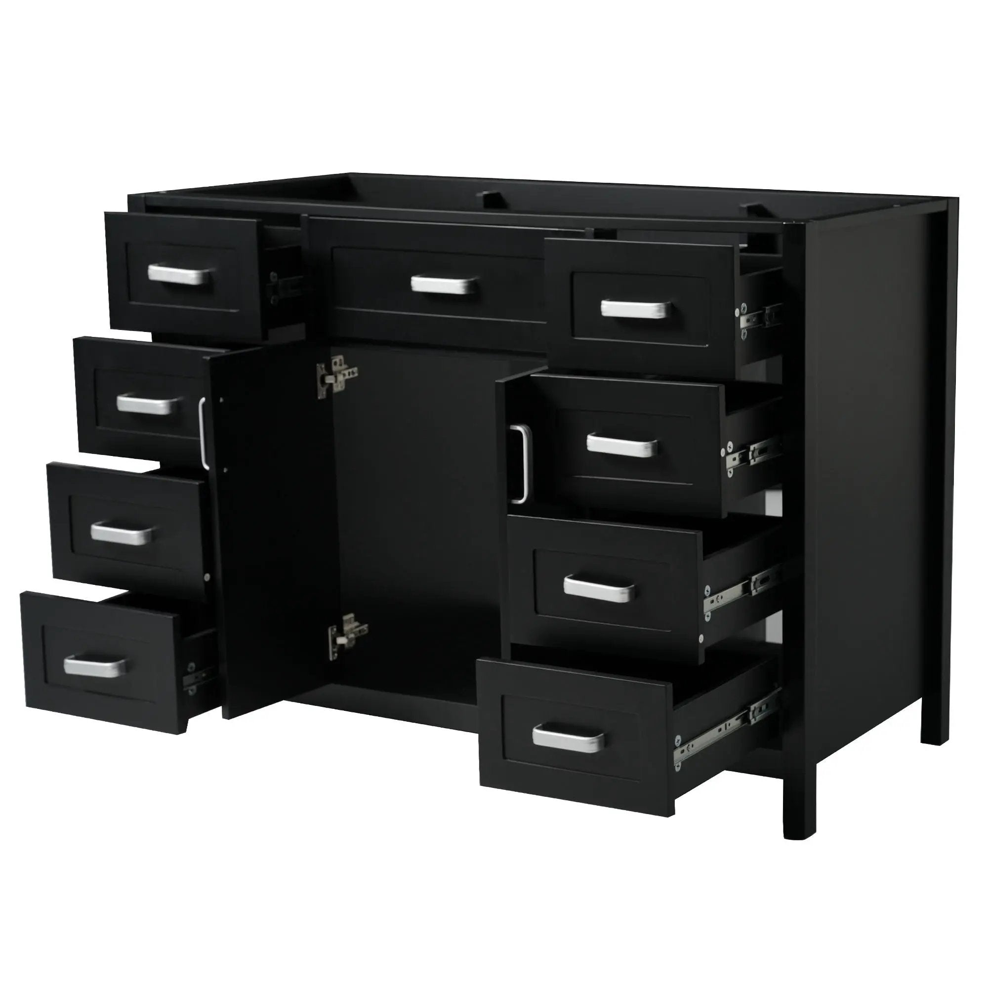 Bathroom Vanity Cabinet with 2 Soft Close Doors and 8 Drawers by HouseOfZazla