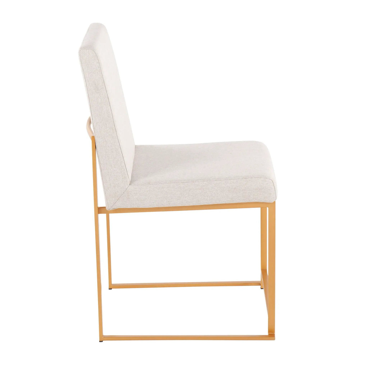 Fuji - Contemporary Stylish Frame, High Back Dining Chair (Set of 2) by HouseOfZazla