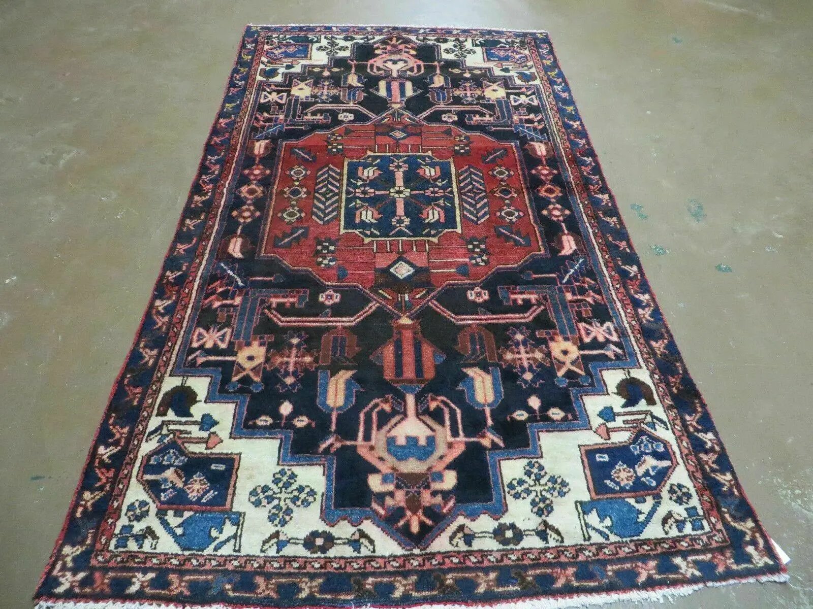 4' X 7' Antique 1920 Handmade Turkish Anatolian Wool Rug Veg Dye Nice by Jewel Rugs
