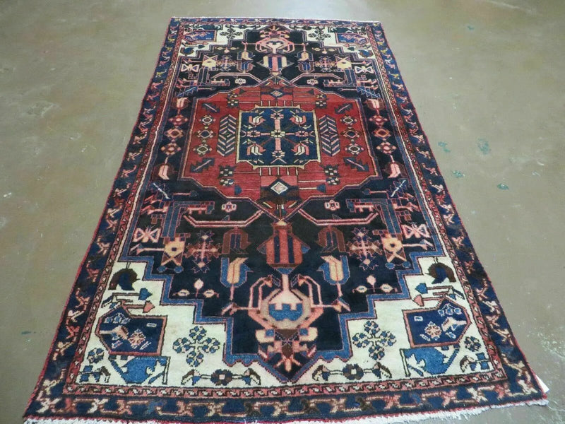 4' X 7' Antique 1920 Handmade Turkish Anatolian Wool Rug Veg Dye Nice by Jewel Rugs