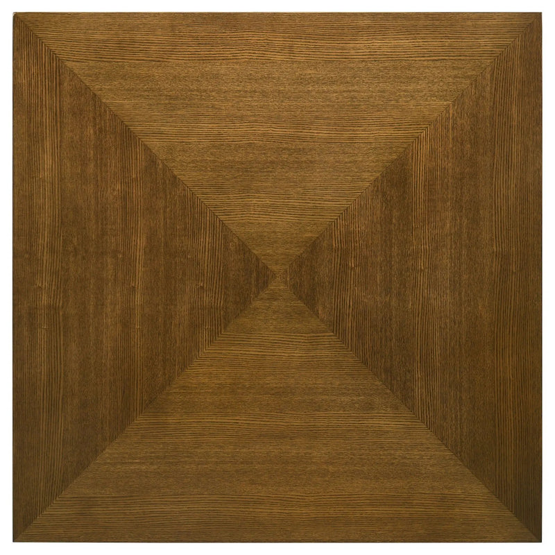 Westerly Square Wood Coffee Table Walnut Brown by Unique Piece Furniture