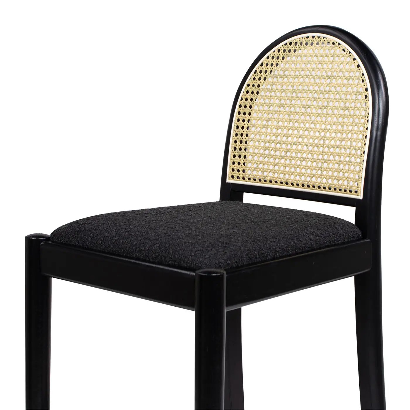 Panama - Curved Back Cane Bar Stool (Set of 2) by HouseOfZazla