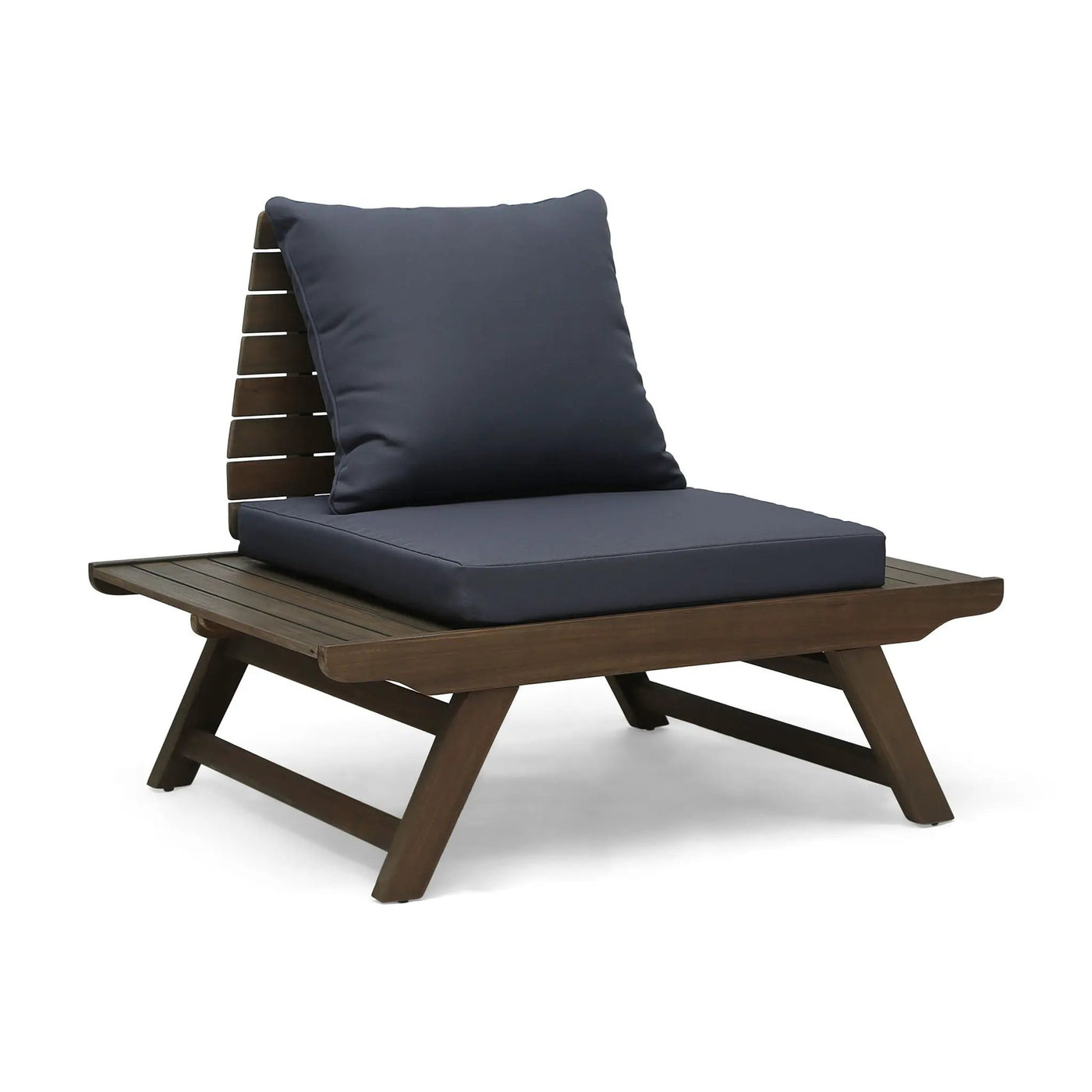 Sedona Outdoor Club Chair With Slatted Design by HouseOfZazla