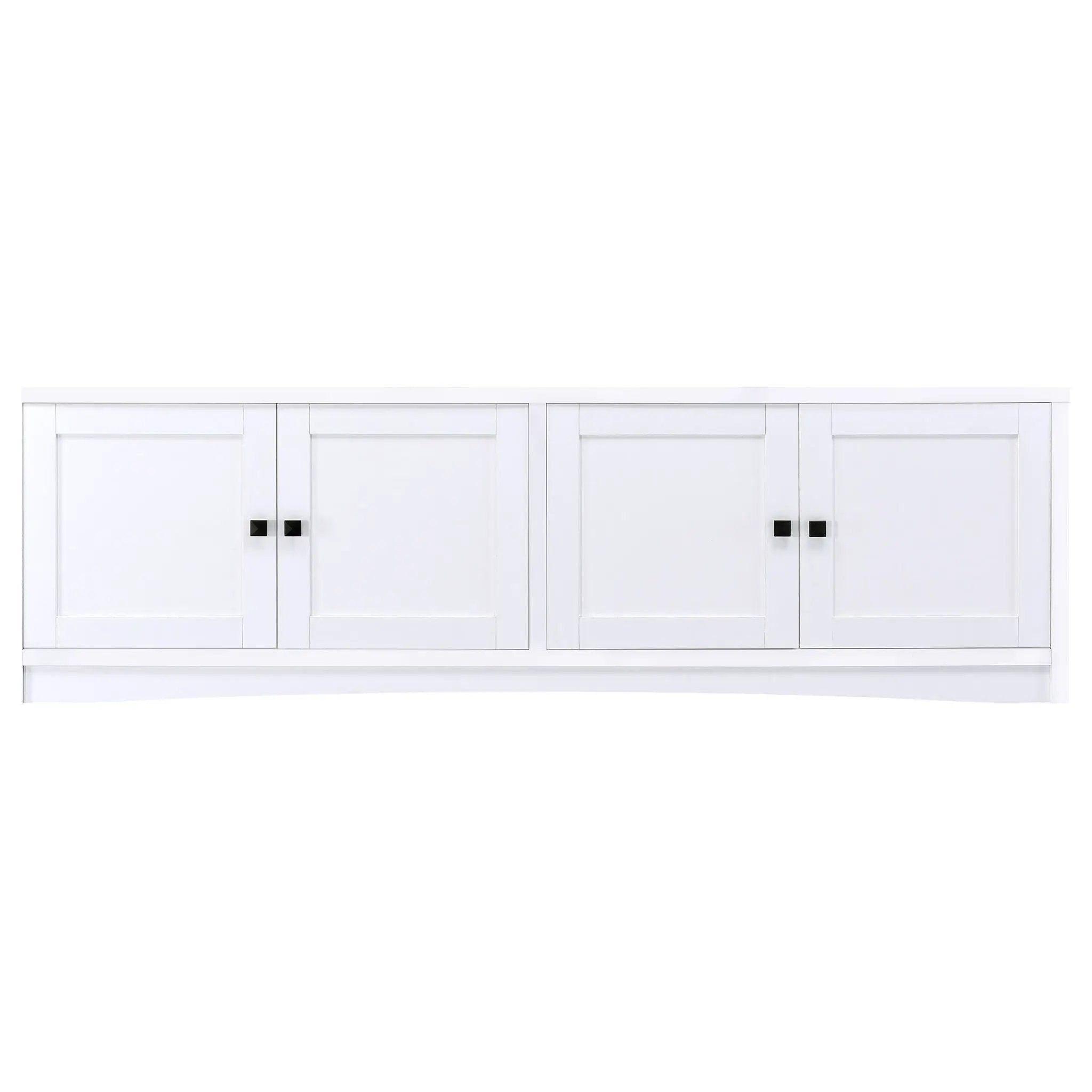Laughlin 3-piece Entertainment Center TV Stand White by Unique Piece Furniture