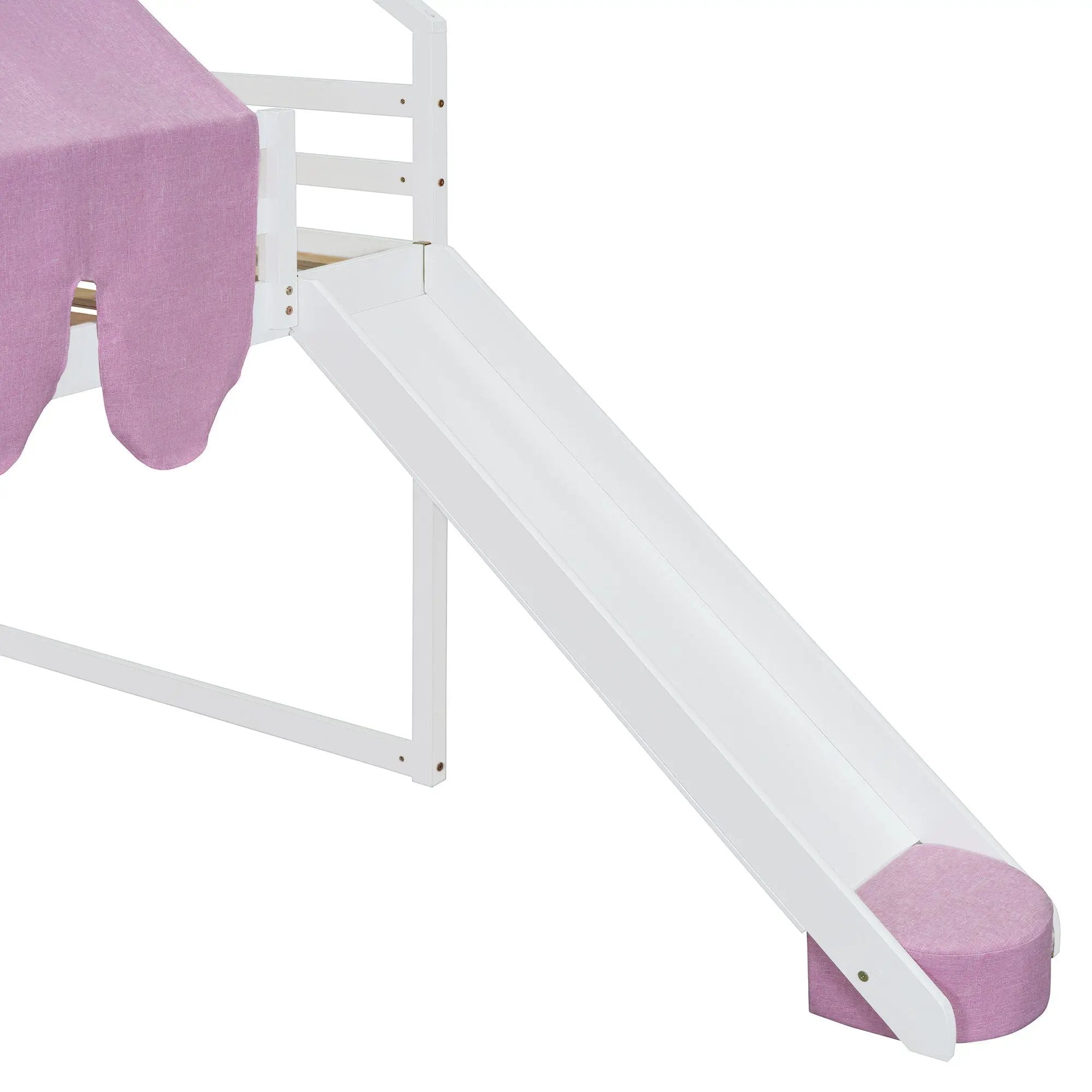 Loft Bed With House Shaped Frame And Tent by HouseOfZazla