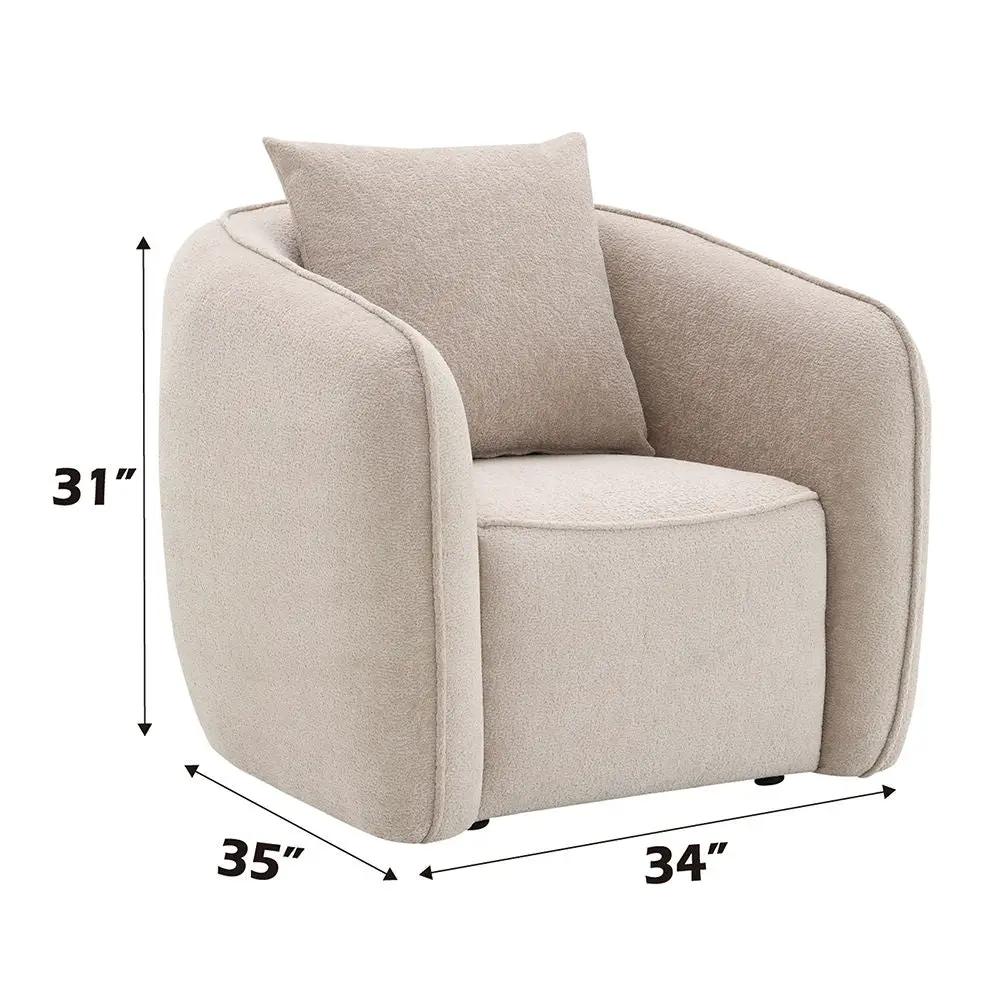 Keith - Chair With Pillow by Unique Piece Furniture