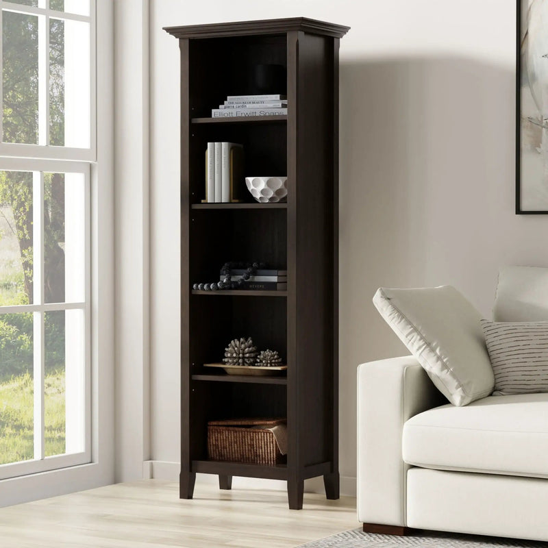 Amherst - 5 Shelf Bookcase, Handcrafted by HouseOfZazla