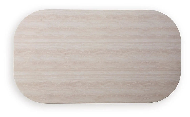 Dolan Creek - Rectangular Cocktail Table - Beige / Brown by Unique Piece Furniture