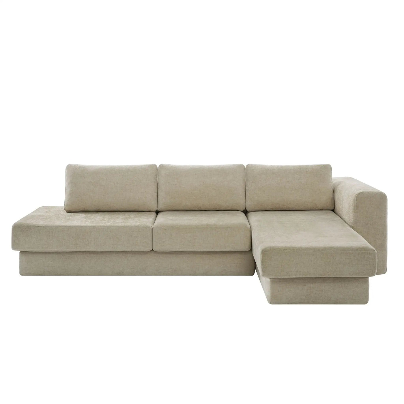 L-Shaped Modular Sofa With Double Layer Cushion by HouseOfZazla