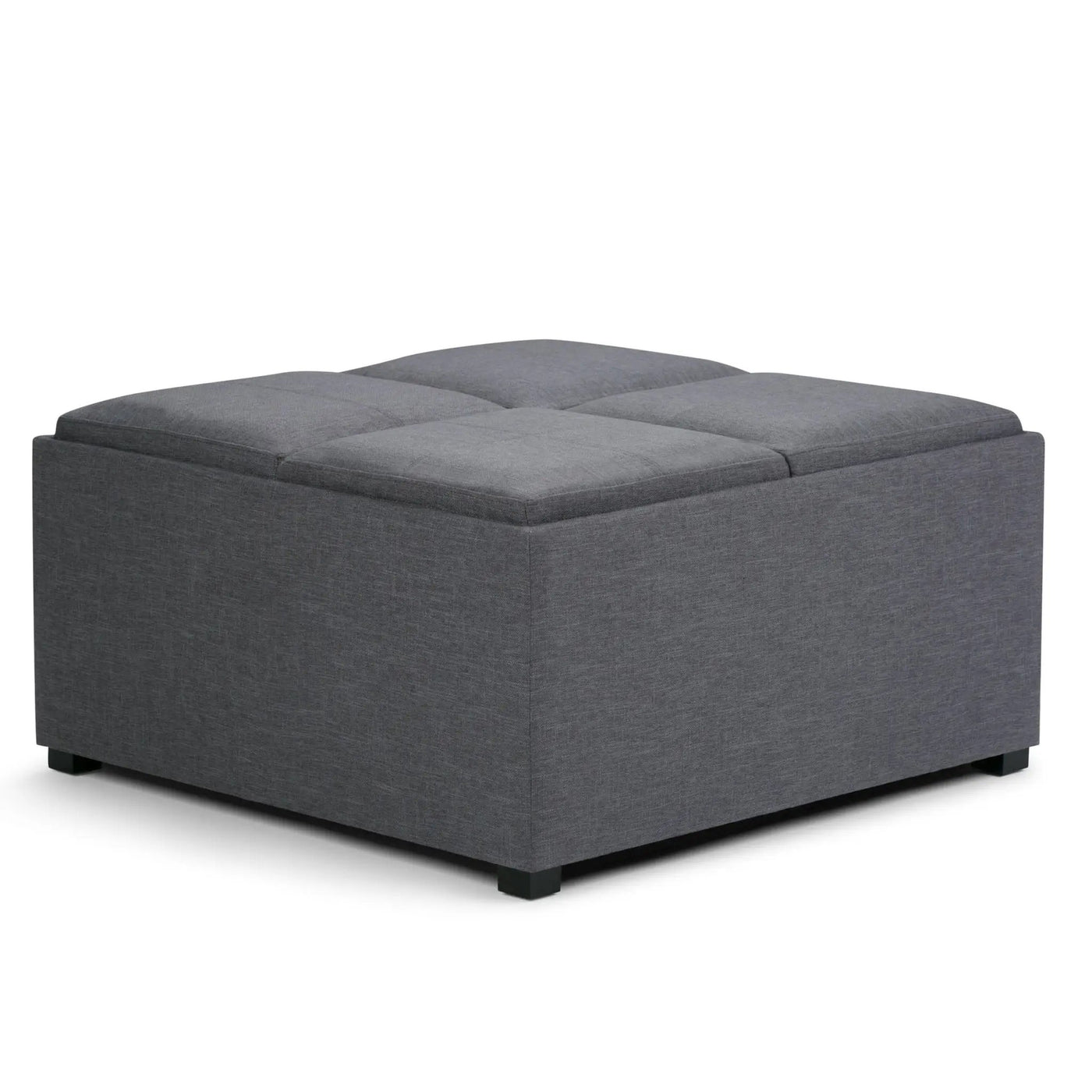 Avalon - Square Coffee Table, Storage Ottoman by HouseOfZazla