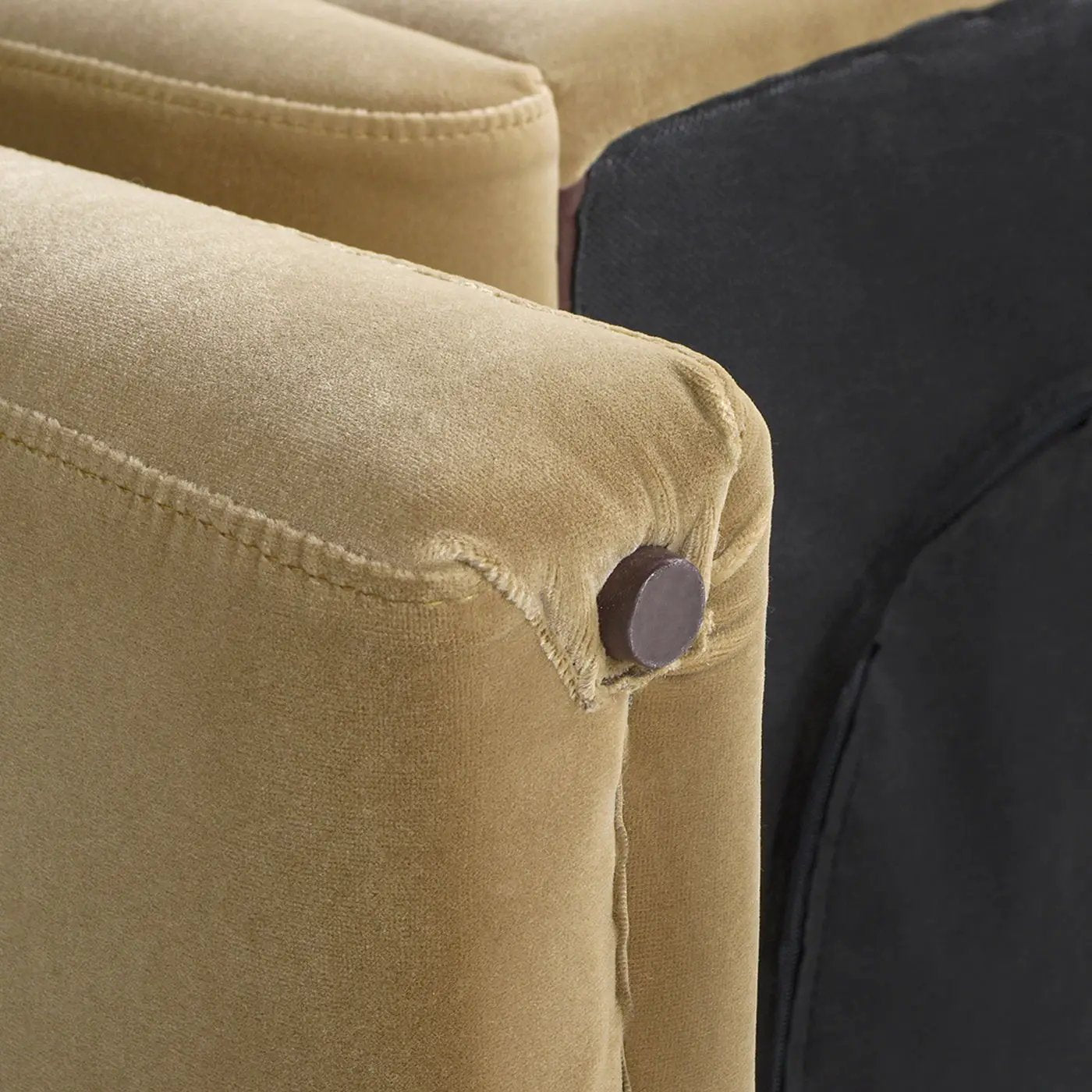 Mason - Arched Arm Chair - Camel Brown Beige by HouseOfZazla