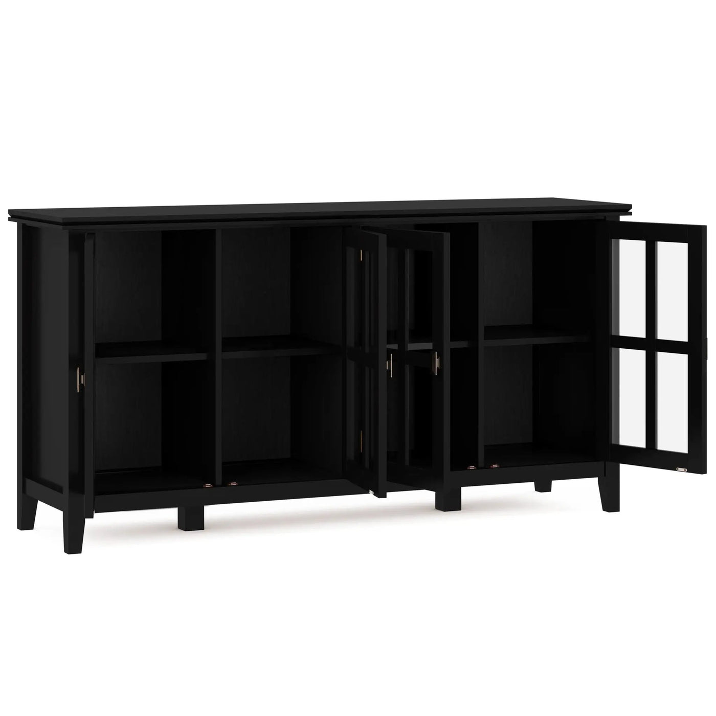 Artisan - Handcrafted Wide 4 Door Storage Cabinet by HouseOfZazla