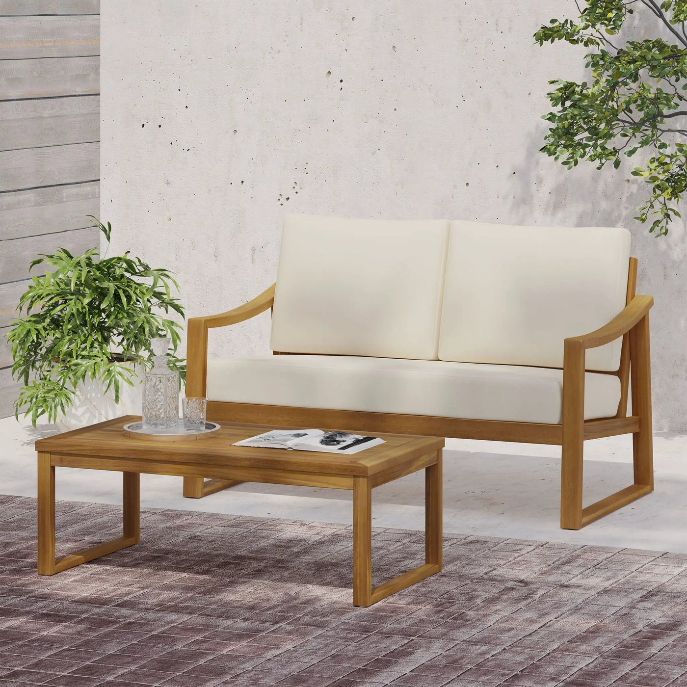 Samwell Coffee Table & Loveseat Set by HouseOfZazla