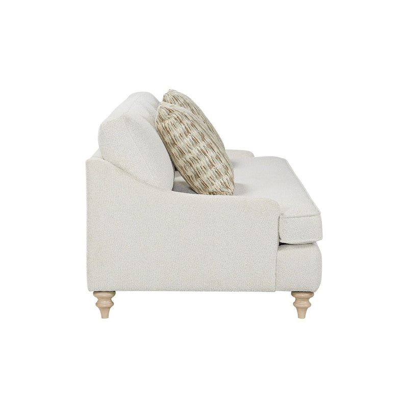 Off White Sofa Single with Reversible Cushion and 2 Pillows, photo 5 of 6