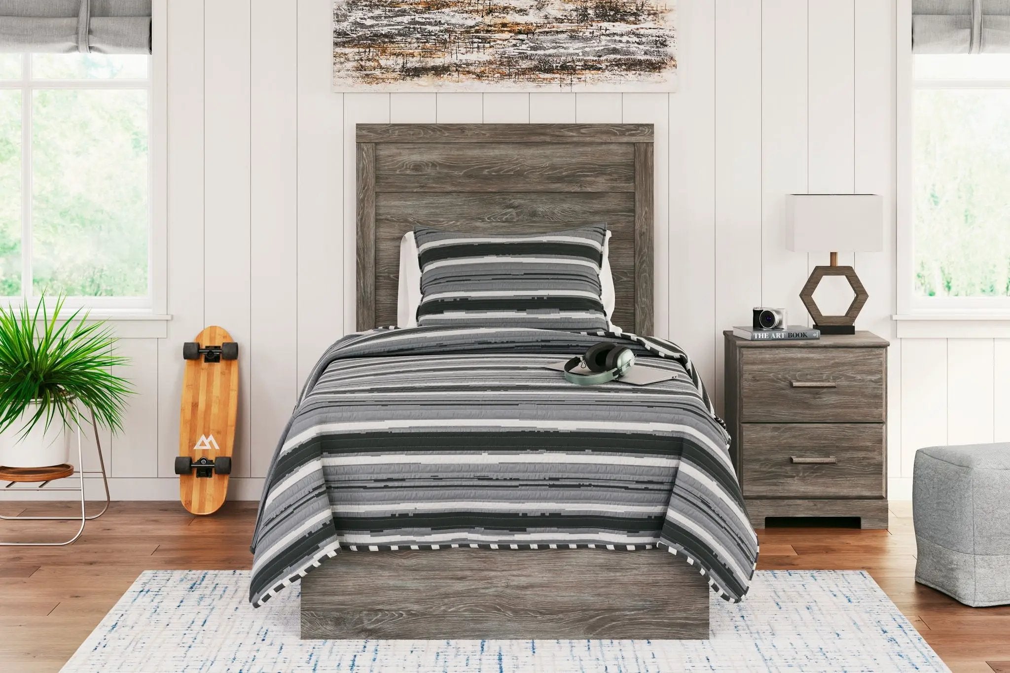 Ralinksi - Panel Bed by Unique Piece Furniture