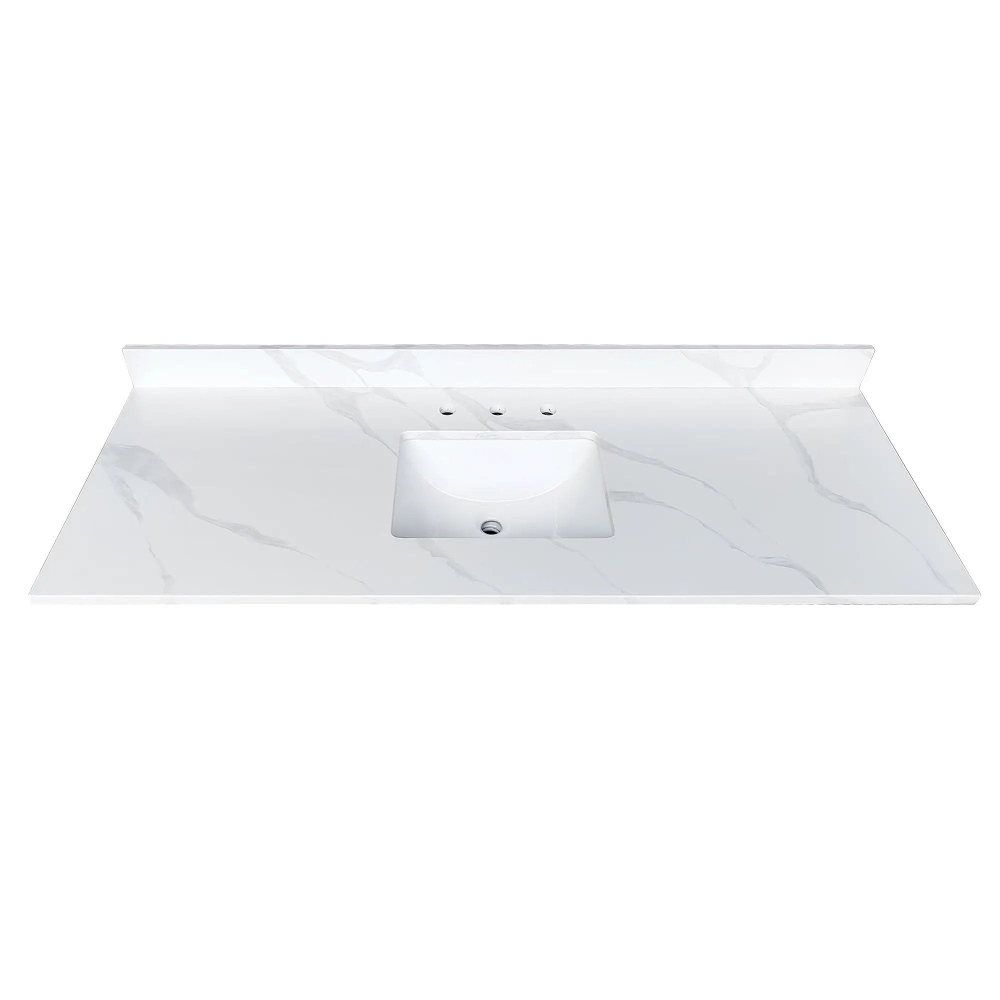 61-Inch Quartz Bathroom Vanity Top by HouseOfZazla