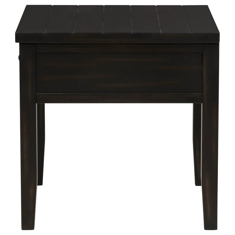 Concord 2-piece Coffee and End Table Set Distressed Java by Unique Piece Furniture