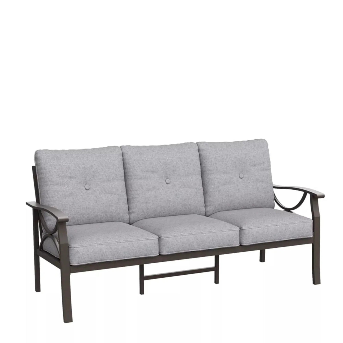 All-Weather 3 Seat Patio Sofa With Cushions by HouseOfZazla
