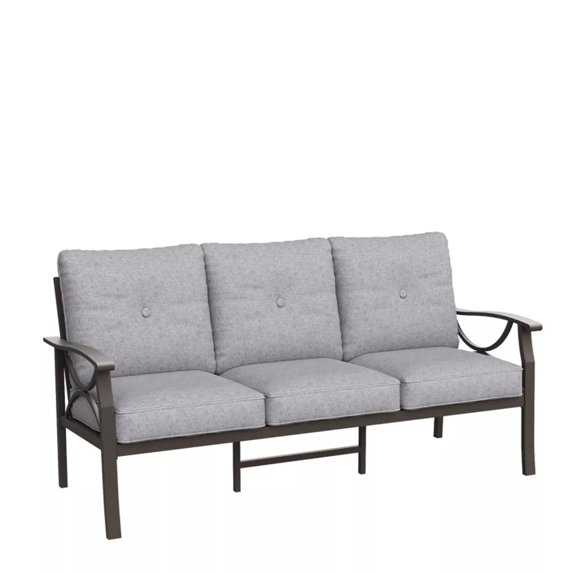 All-Weather 3 Seat Patio Sofa With Cushions by HouseOfZazla