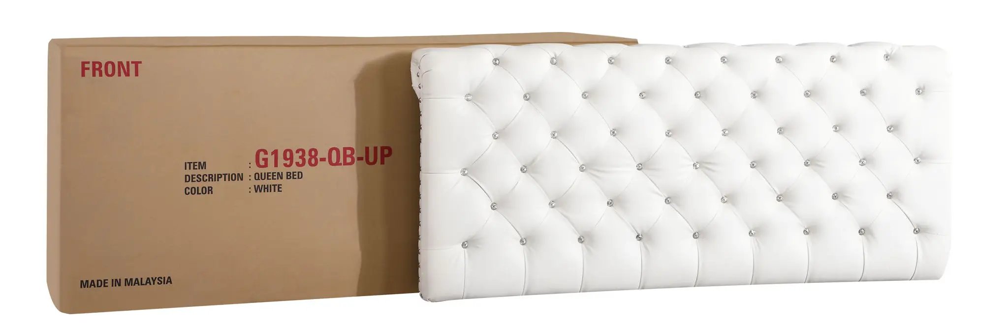 Elegant Transitional Upholstered Bed by HouseOfZazla