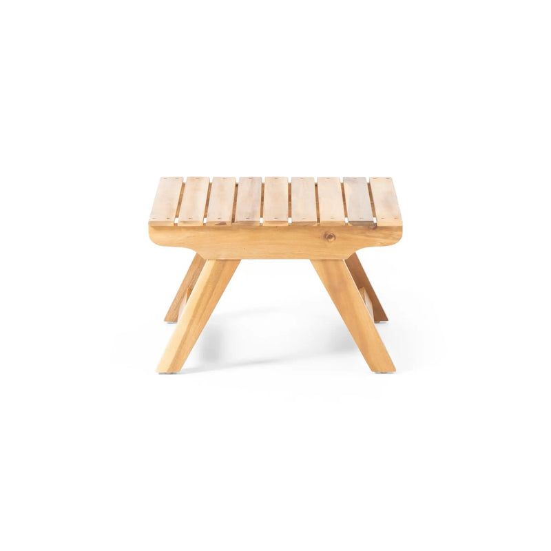 Sedona Outdoor Side Table With Open Slat Design by HouseOfZazla