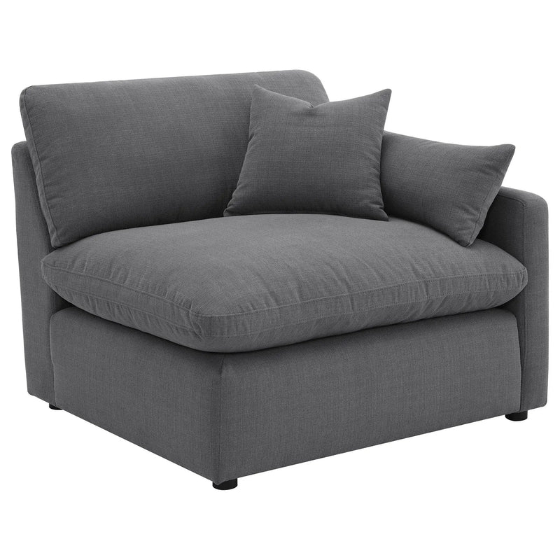 Hobson 5-piece Upholstered Modular Sectional Sofa Charcoal by Unique Piece Furniture