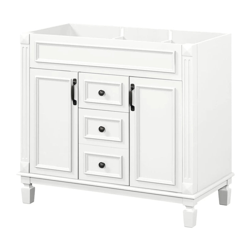 Bathroom Vanity Cabinet With 2 Soft Closing Doors And 2 Drawers by Unique Piece Furniture