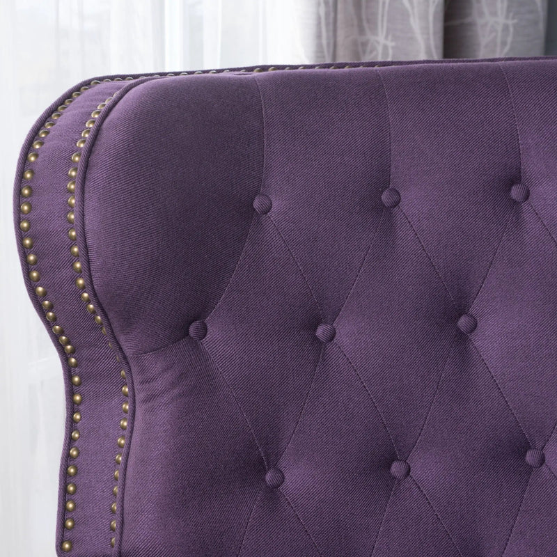 Accented Push Back Recliner Chair With Rolled Arms, Enjoy Cocooning Comfort by Unique Piece Furniture
